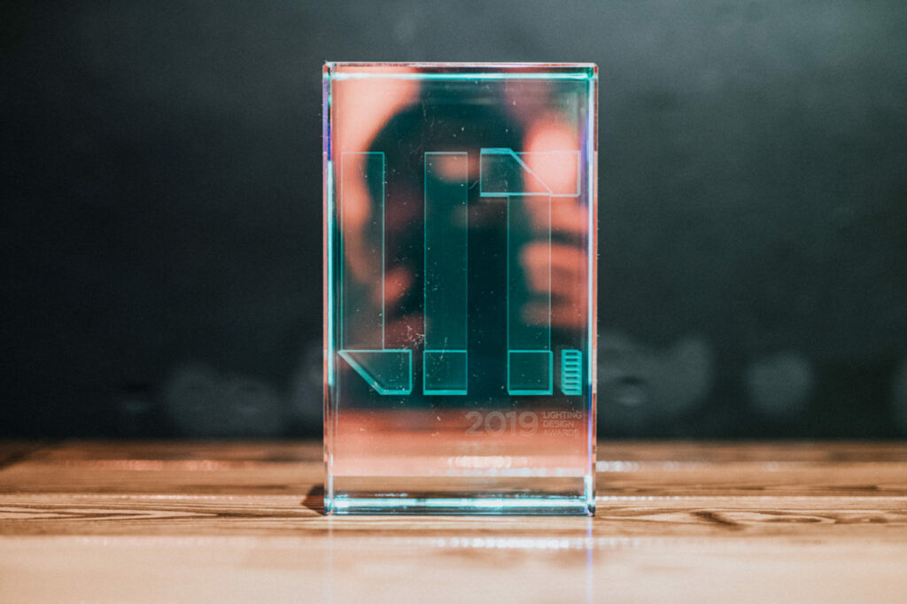 LIT Lighting Design Awards Trophy