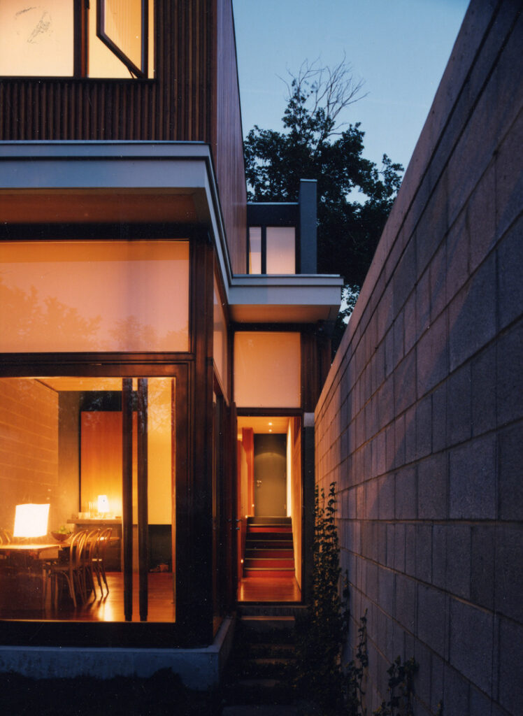 Laneway House- Night Exterior
Photo credit: James Dow