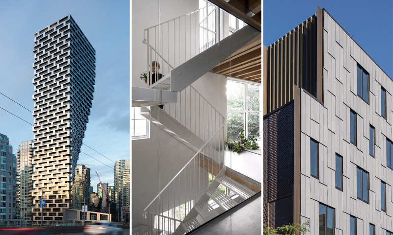 Vancouver House by BIG, NMBHD: 1 plex 3 noses by Studio Jean Verville architectes, RISD North Hall by NADAAA
Photos credit: AZURE