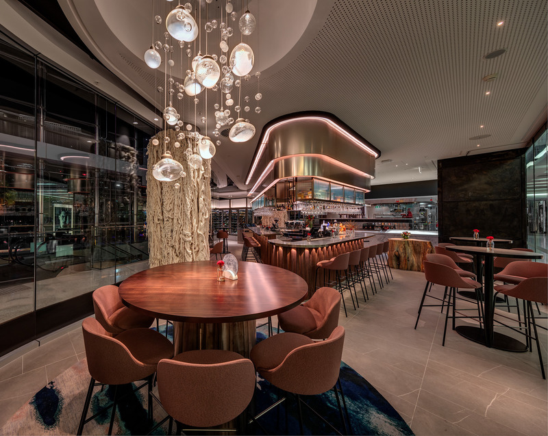 Flying Fish Restaurant, Sydney Australia
Photo credit: ADesignStudio Lighting