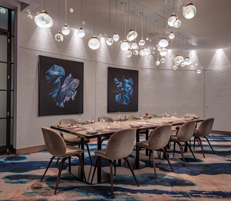 Flying Fish Restaurant, Sydney Australia
Photo credit: ADesignStudio Lighting