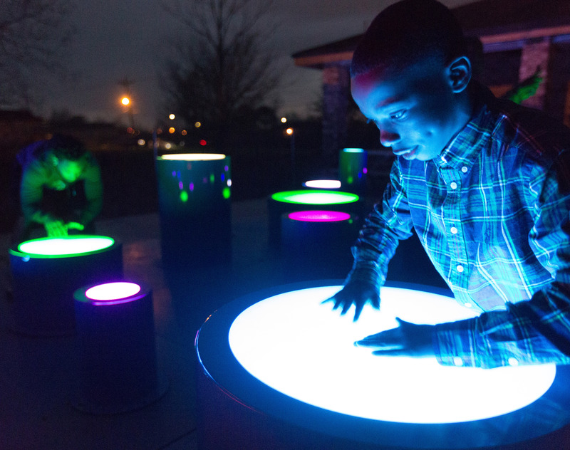 Project 2: The Hangout uses sight, sound, and touch to transform a once underutilized lot
into an inclusive, safe, and inspiring space for the community.
Photo credit: Craig Stubing