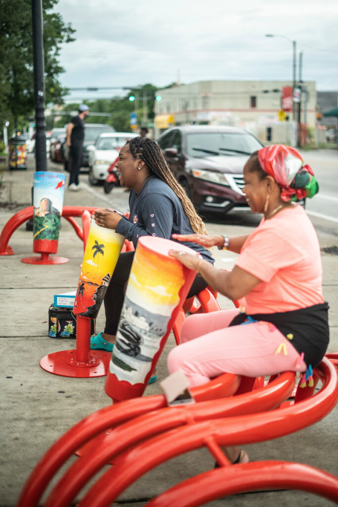 Project 3: Entangled was designed through a series of participatory design workshops with the Little Haiti community in Miami, FL.
Photo credit: Christopher Brickman