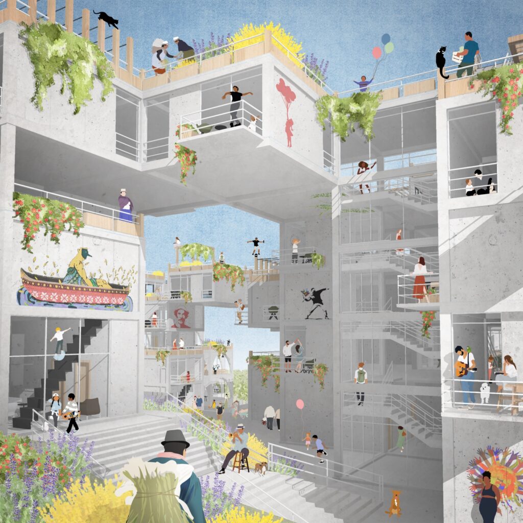 "HAMBO. Bolonia’s Multidimensional Habitation: Systematic Design Resilience for Social Justice” 
Photo credit: Sergio Mutis