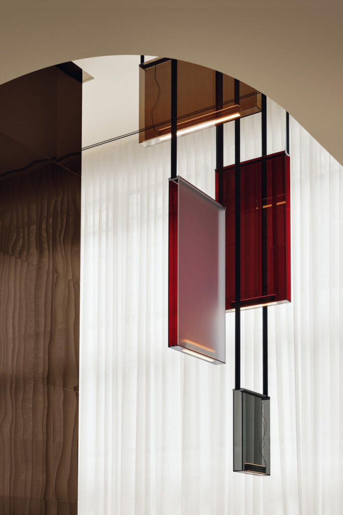 Sculptural light installation by Lambert & Fils Studio
Photo credit: Alex Lesage