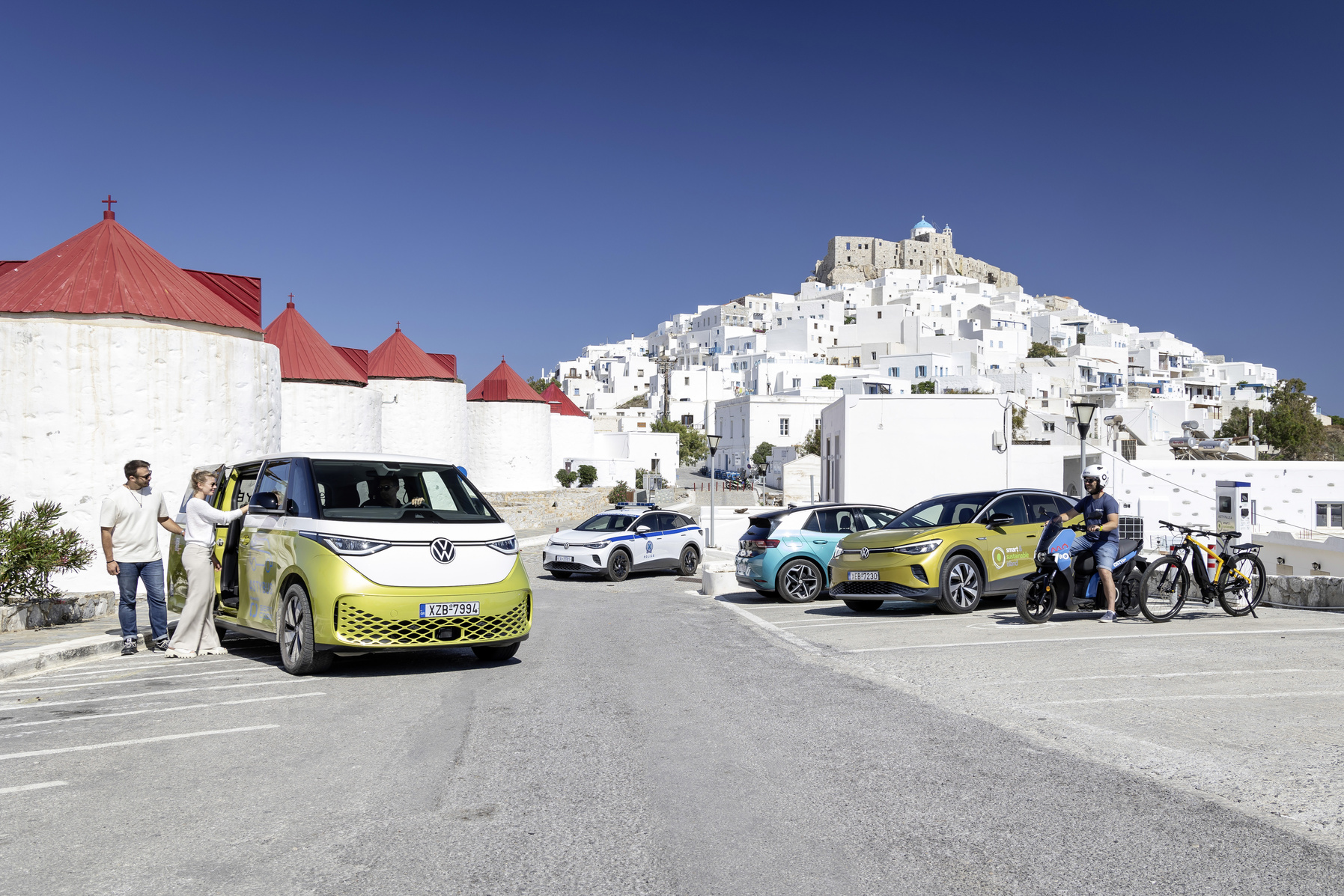 Smart, Sustainable Island Astypalea Smart, Sustainable Island-Projekt auf Astypalea Image No: DB2023AL00320 Copyright: Volkswagen AG