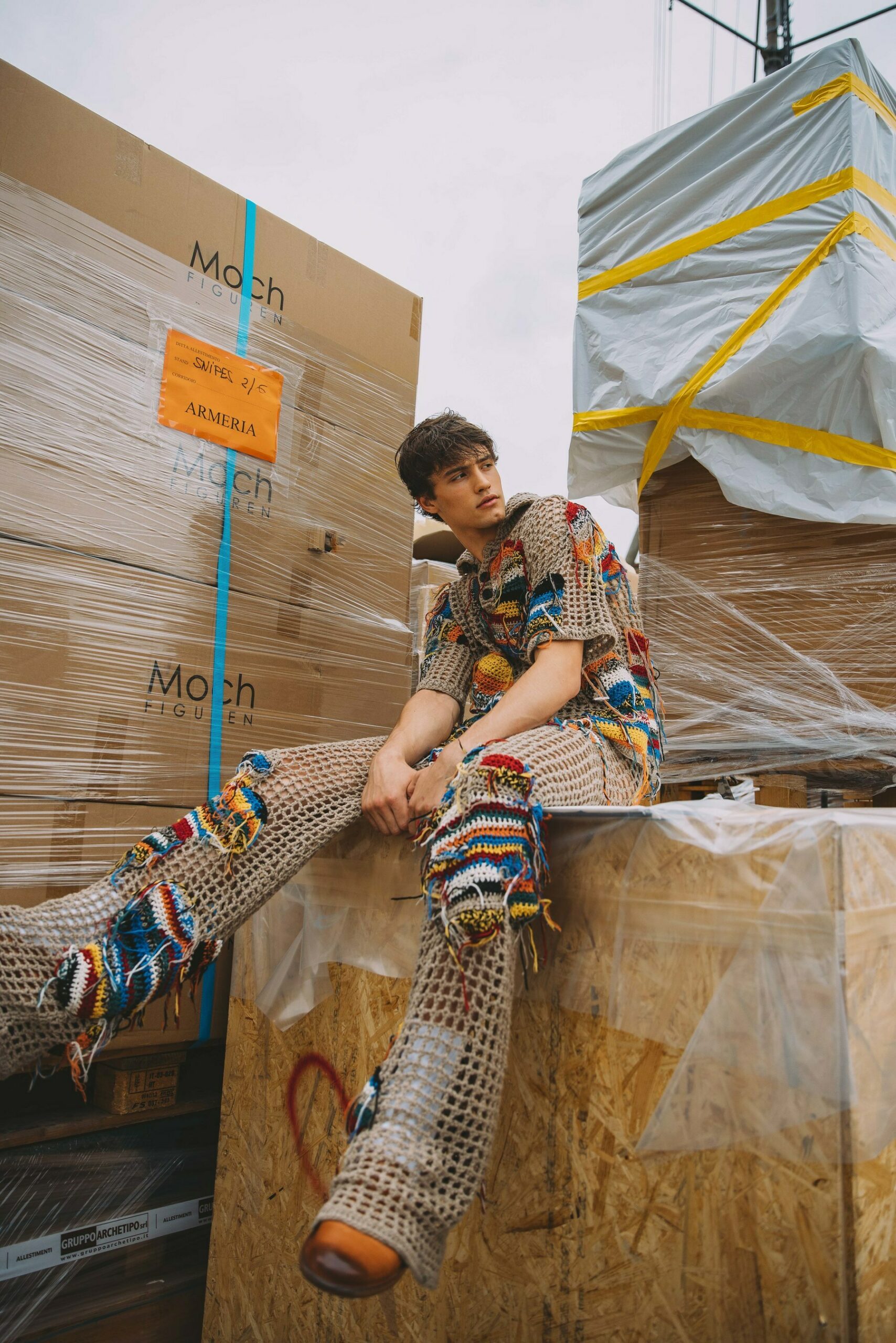 The 7th edition of "S|Style sustainable style" in collaboration with Kering's Material Innovation Lab (MIL) and Fondazione Pitti Discovery curated by Giorgia Cantarini, Senior Fashion Editor at L'Officiel Italia, Talent Scouter and Curator of S|STYLE x Pitti Immagine. Photo courtesy of Spiber Inc.