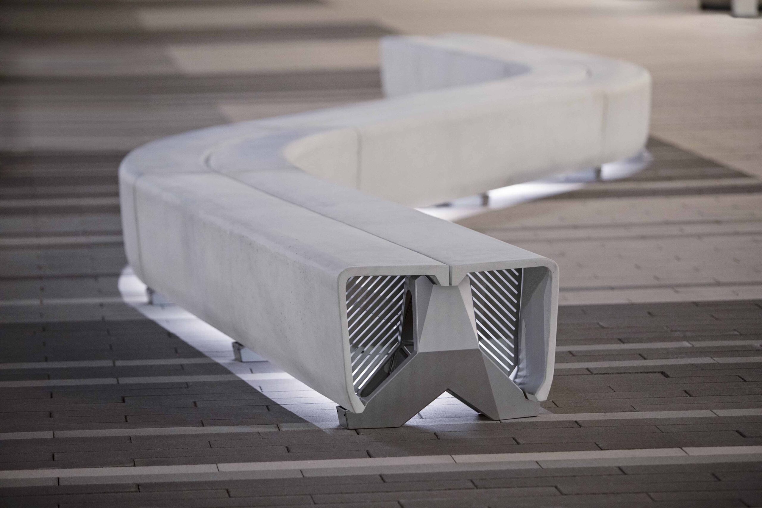 Typology Ribbon Bench Photo credit: Landscape Forms