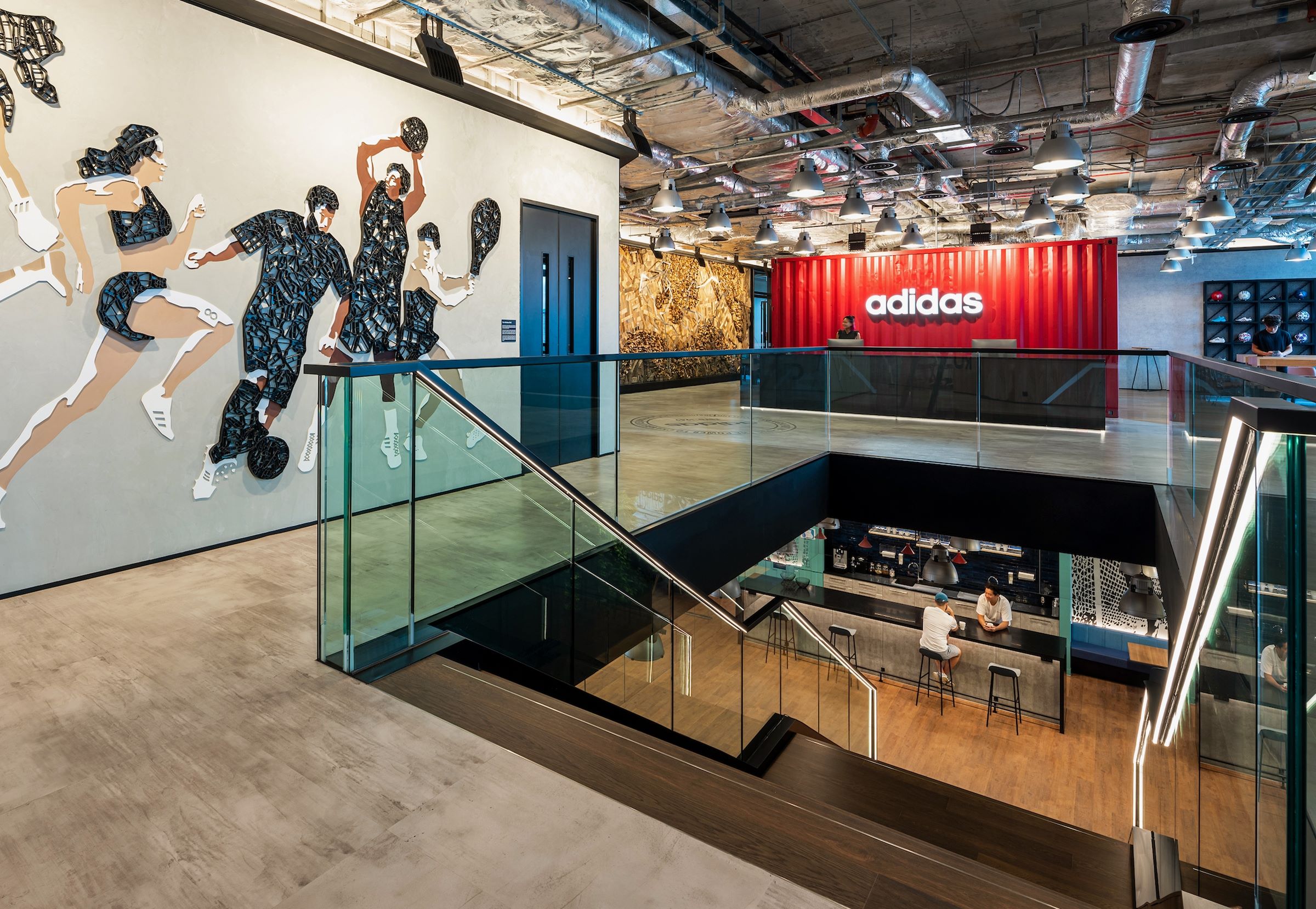 Embracing the Spirit of Sport at adidas Touchdown Global Sourcing Office D5 MAG Design Magazine