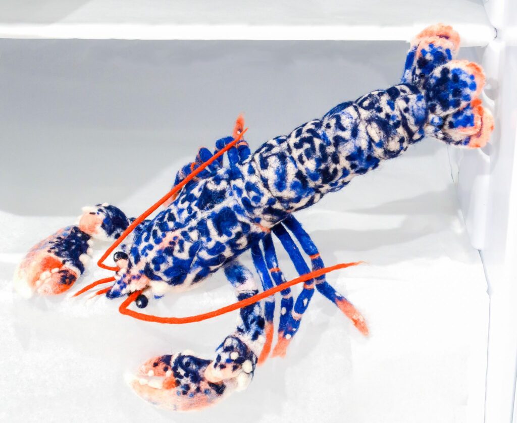 Helena Guy, L'homme, Blue lobster
Photo credit: Maison & Objet