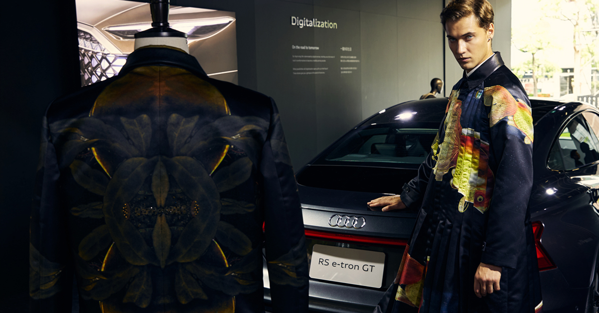 The "AUDI x C JEAN: House of Progress - Gallery of Excellence," centered around fashion and art, provides visitors with an unprecedented blend of artistic expression and logical coherence at Audi's global brand event.