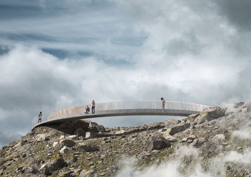 Ring of Bjólfur hovers over the mountain edge
Photo credit: Render artists: Alex Cetea & Andrei Ducu Predescu