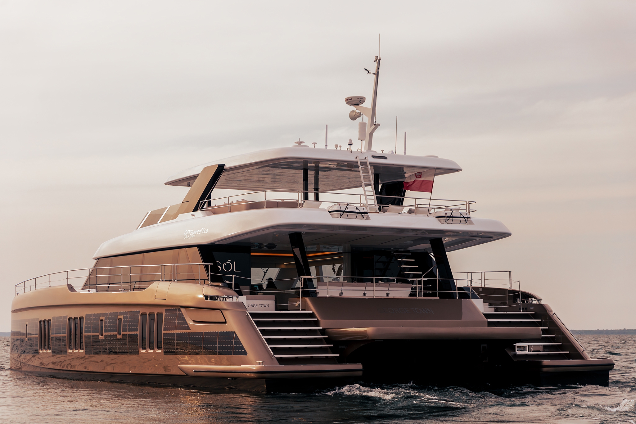 80 Sunreef Power ECO by Sunreef Venture S.A. Photo credit: Sunreef Yachts