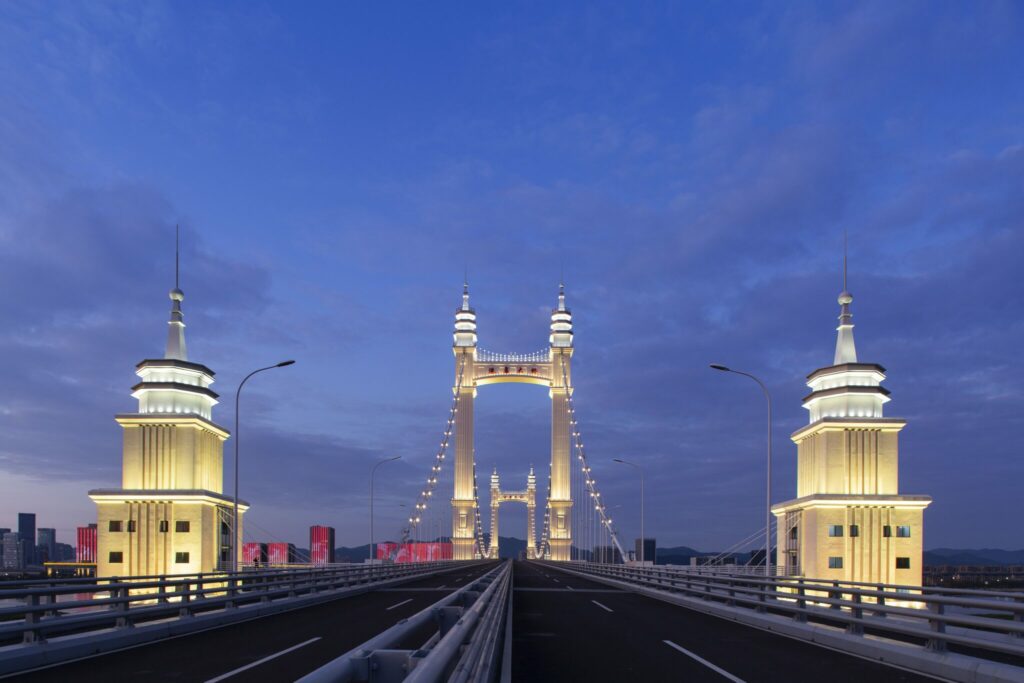 Project name: Lighting for Core Section of Zhoushan New Area, Location: Zhoushan, China