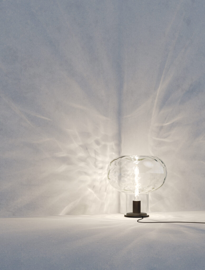 Diesel Living with Lodes line: Magic Mushroom, a stunning new blown glass table lamp