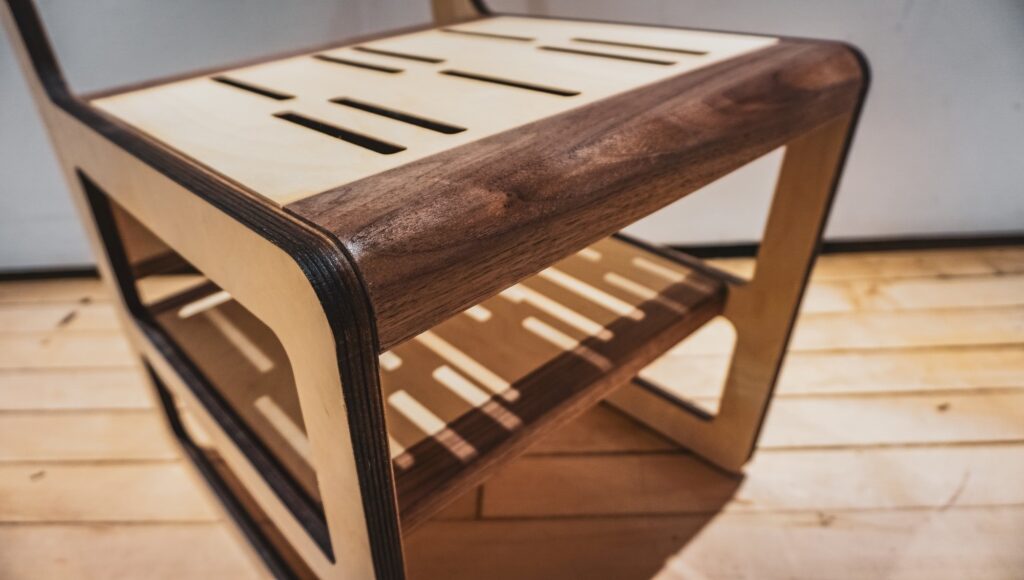 The RACK Chair's Dual Functionality as a Stylish Storage Solution