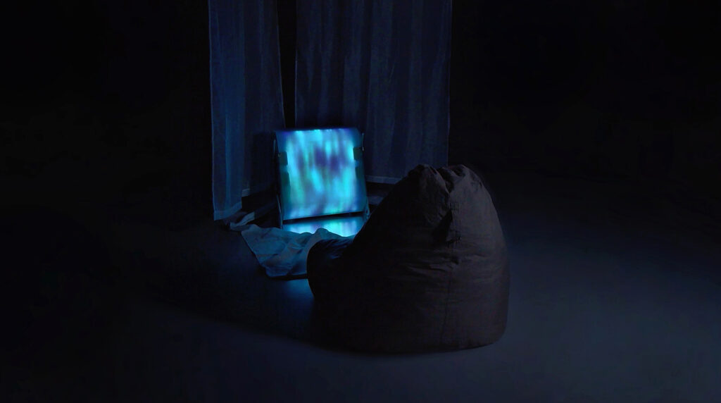 An Immersive Exploration of Emotional Well-being Through Interactive Chromatic Light and Tactile Engagement