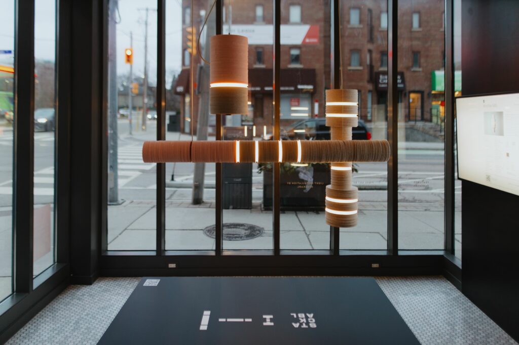 The Arcilla pendant collection – available individually and in clusters – was inspired during a pilgrimage taken by the design studio’s founder, Jeff Forrest.