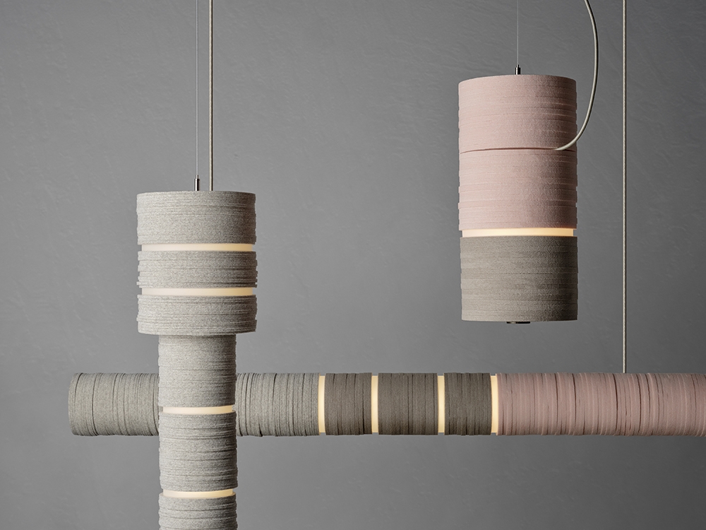 The Arcilla pendant collection – available individually and in clusters – was inspired during a pilgrimage taken by the design studio’s founder, Jeff Forrest.