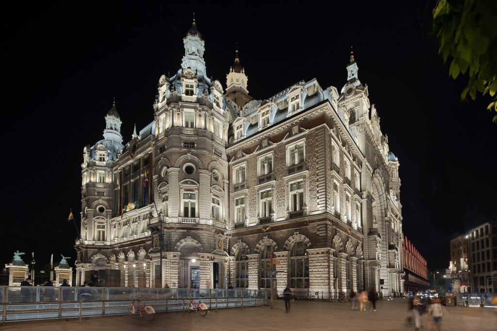 The Sustainability Story Woven into Antwerp Central Station's Glow