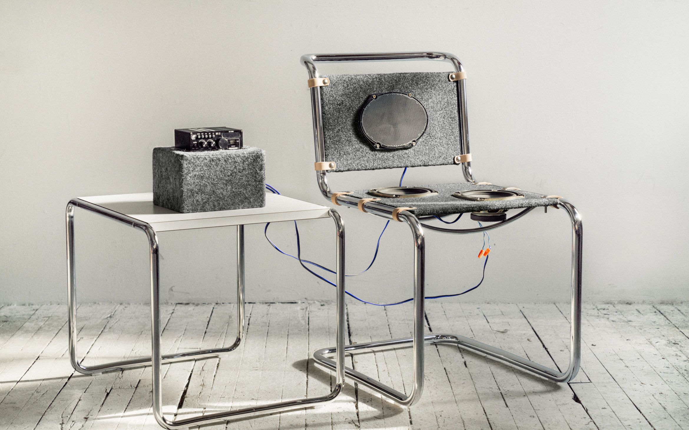 Noel Mercado Transforms Knoll Classic Chairs into Upcycled Art