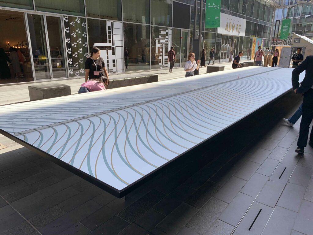 Playful Geometric Ode to Dubai's Heritage