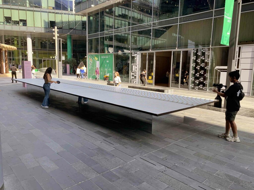 Playful Geometric Ode to Dubai's Heritage