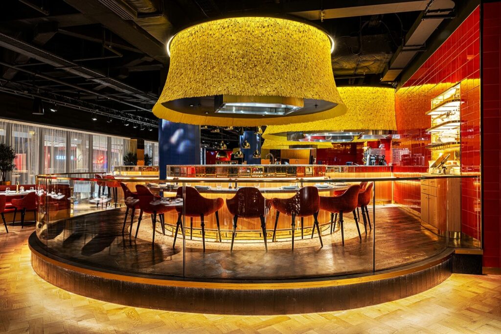 Lighting Magic on the Menu by dpa Lighting Consultants