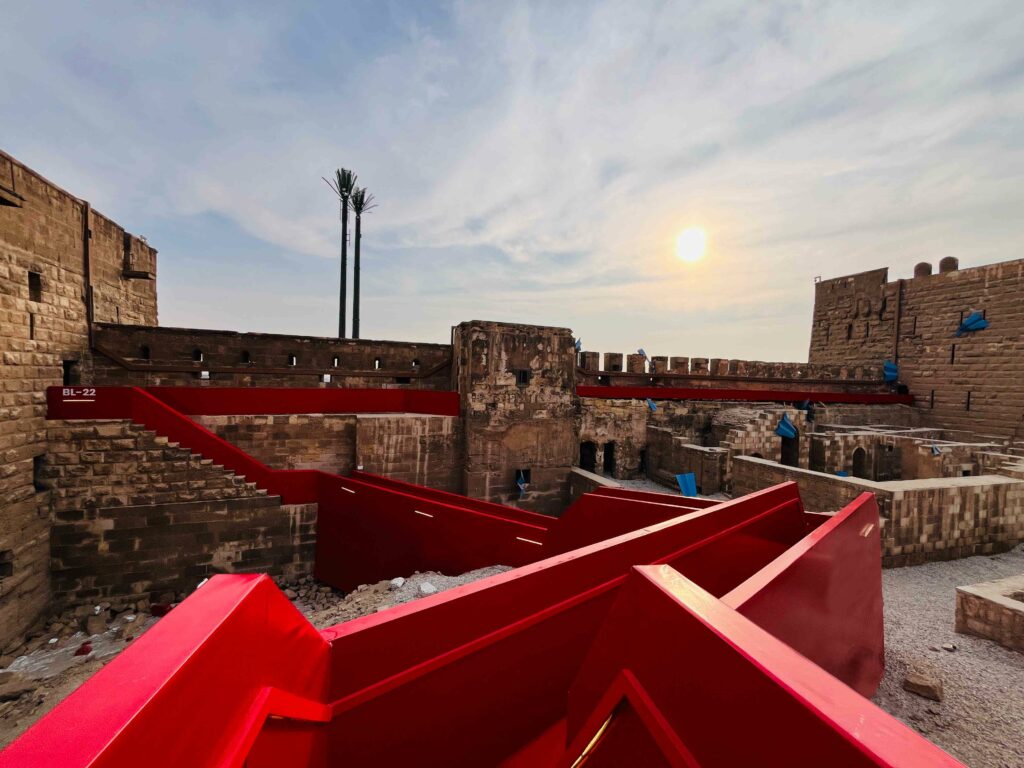 Powerful Architectural Installation Symbolizing Palestinian Unity and Hope
