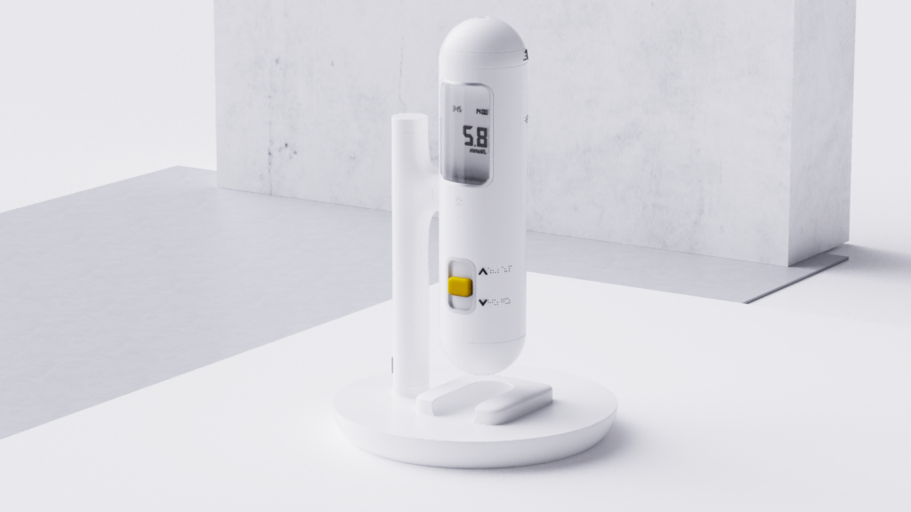 'Voice Glu' - A Barrier-Free Blood Analyzer for the Visually Impaired