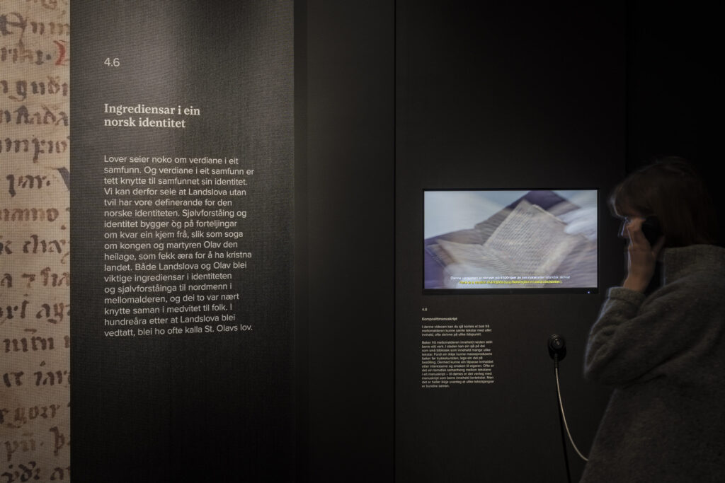 20 - Manuscripts and their indentation, alignment, paper types and tones were all inspirations for the exhibition layout