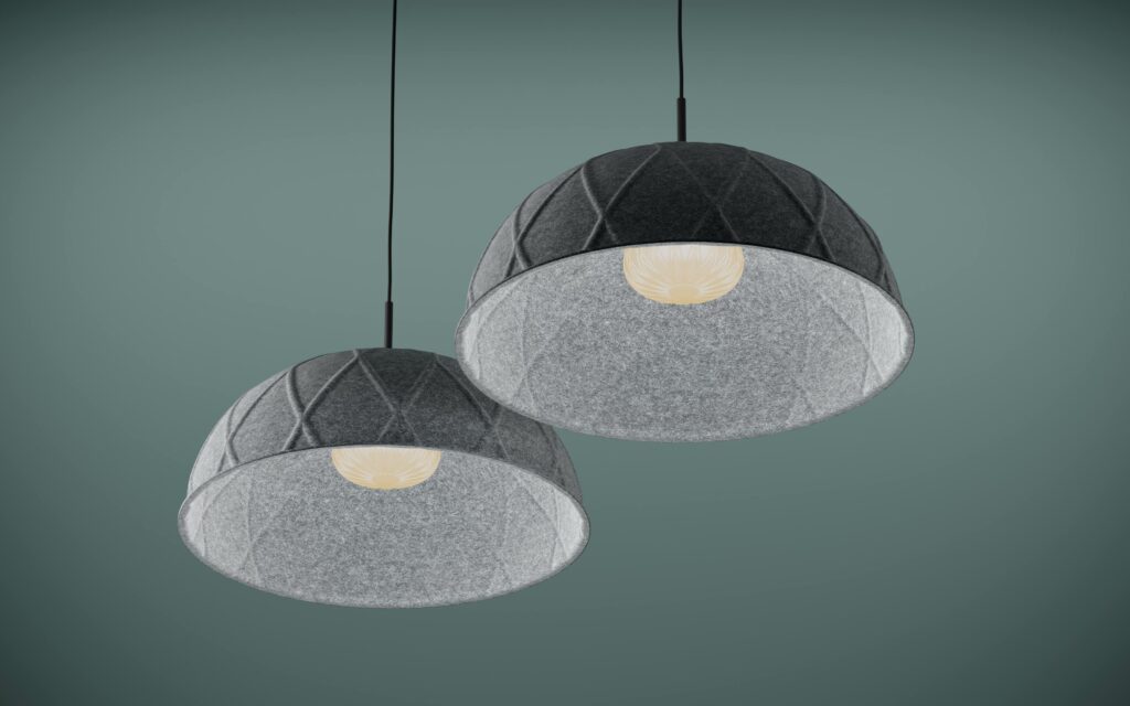 The Fully Recyclable Light Pendant Enhancing Spaces with Exceptional Sound Absorption