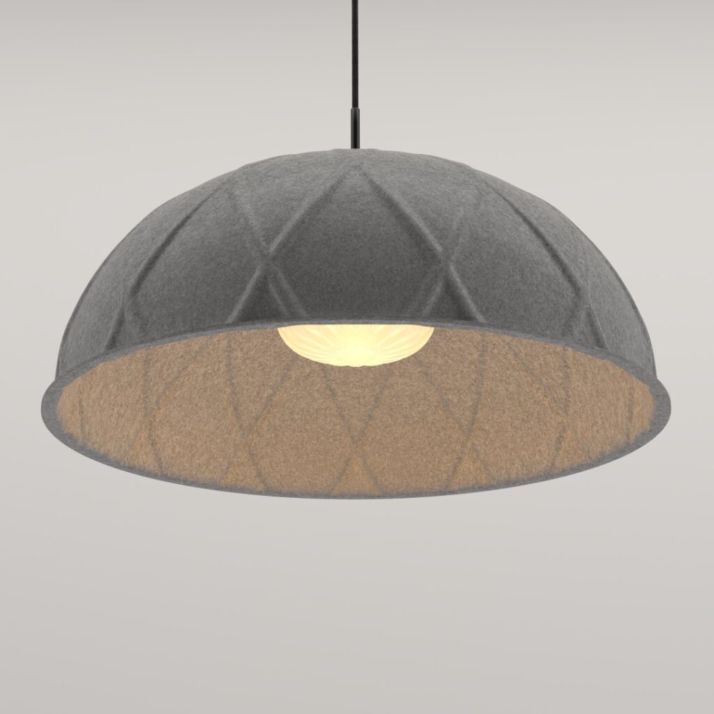The Fully Recyclable Light Pendant Enhancing Spaces with Exceptional Sound Absorption