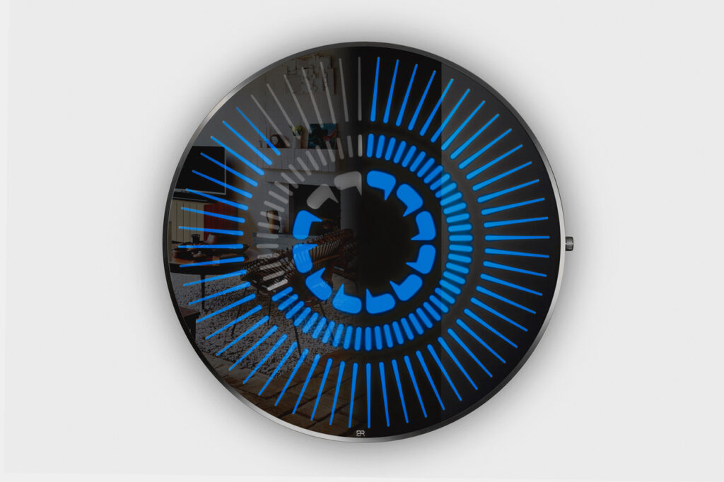 Transform Your Living Space with a Sleek and Sophisticated Obsidian Clock