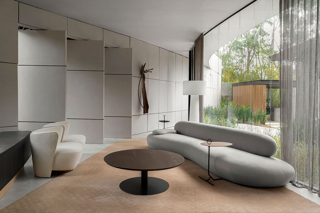 Studio + Formica project by architects Assis Humberto and Marcus Vinícius from Studio Arquitetônico has become a sensory haven within CASACOR Minas