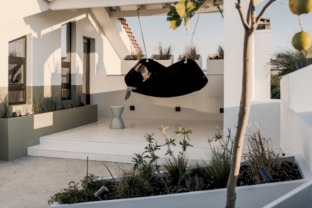 View towards hummock area through the lemon tree_ Photo by Athina Souli