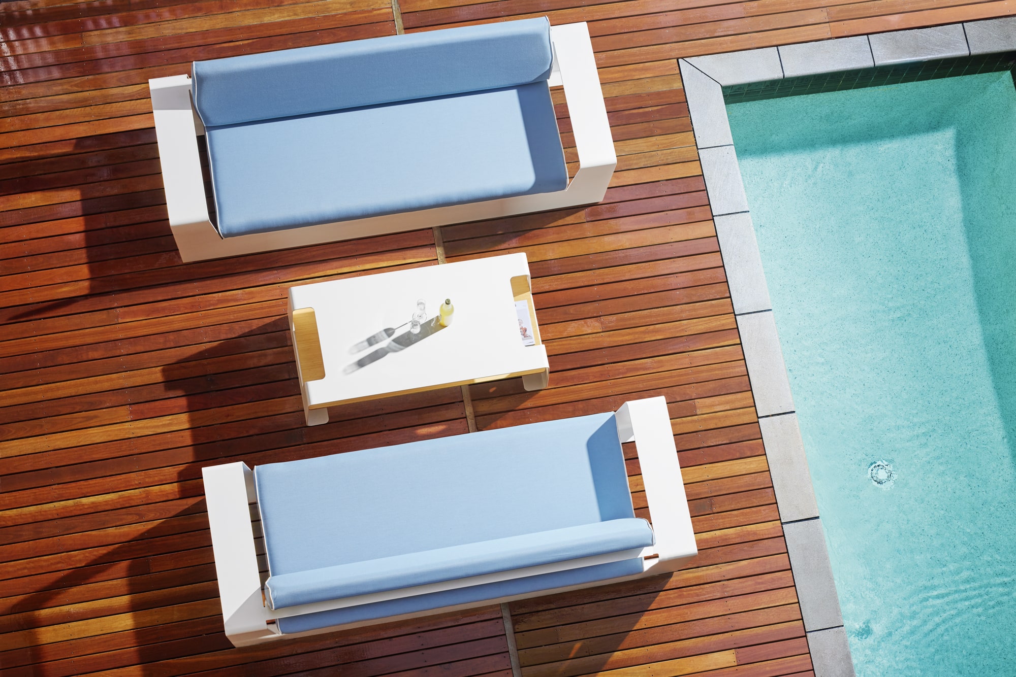 Photo Credit: Florian Groehn Street + Garden's Bespoke Lounge Makes a Splash at Highgate Hill