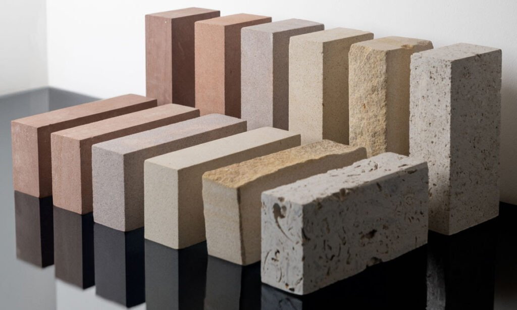 Stone bricks from Albion Stone and Hutton Stone

