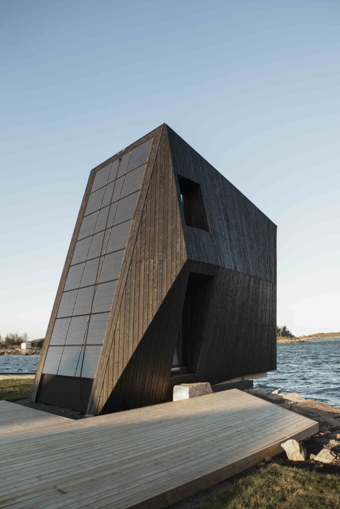 Snorre Stinessen's "Two Towers at Manshausen Island Resort" in Norway