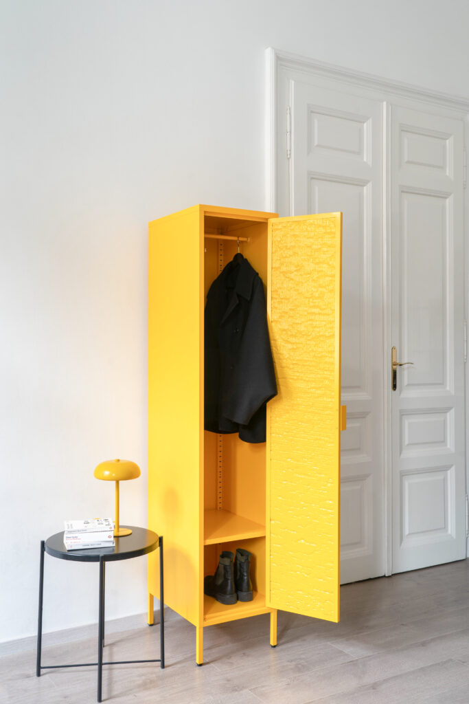 The Anita Cabinet's Aluminum Appeal is Light on Weight, Heavy on Style