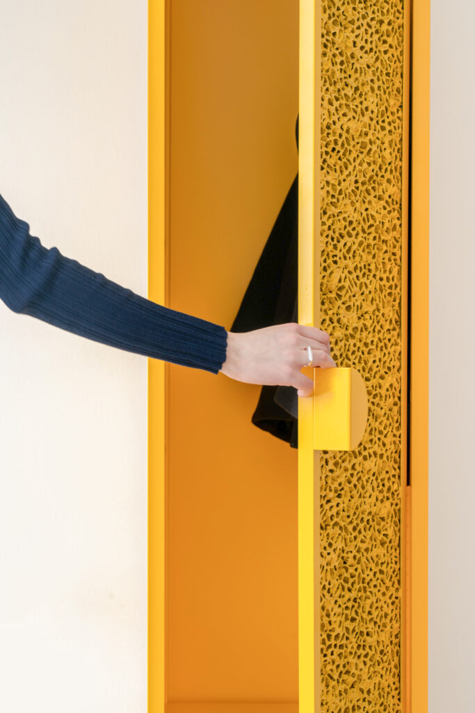 The Anita Cabinet's Aluminum Appeal is Light on Weight, Heavy on Style