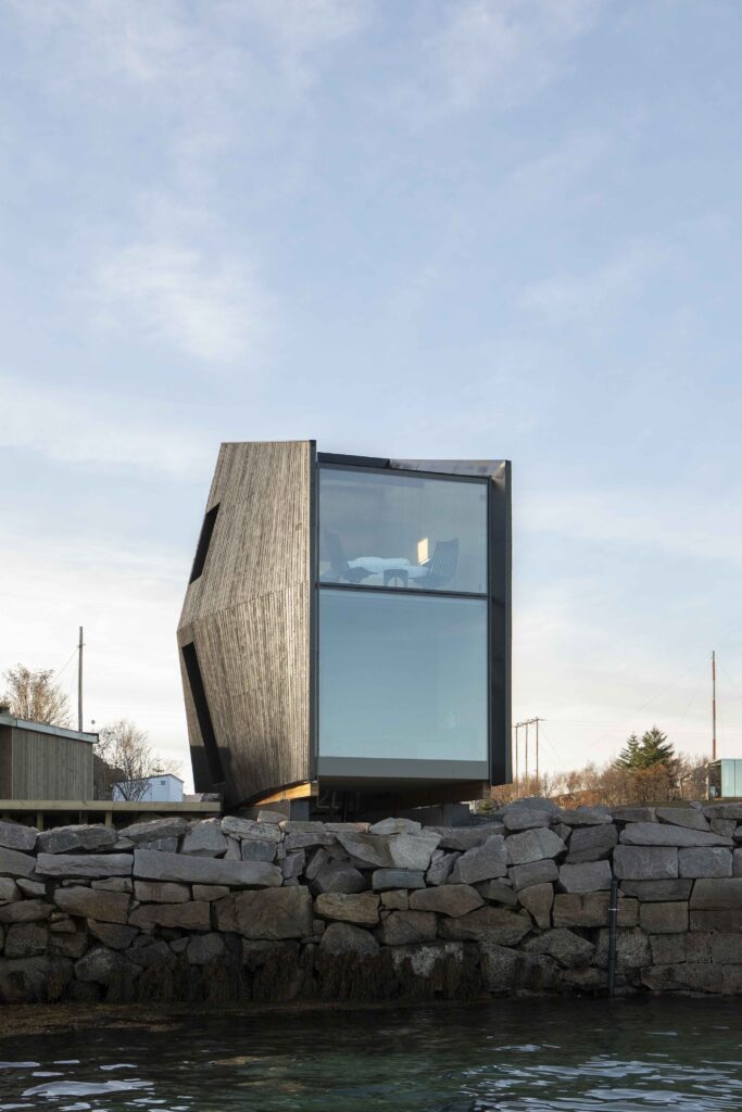Snorre Stinessen's "Two Towers at Manshausen Island Resort" in Norway