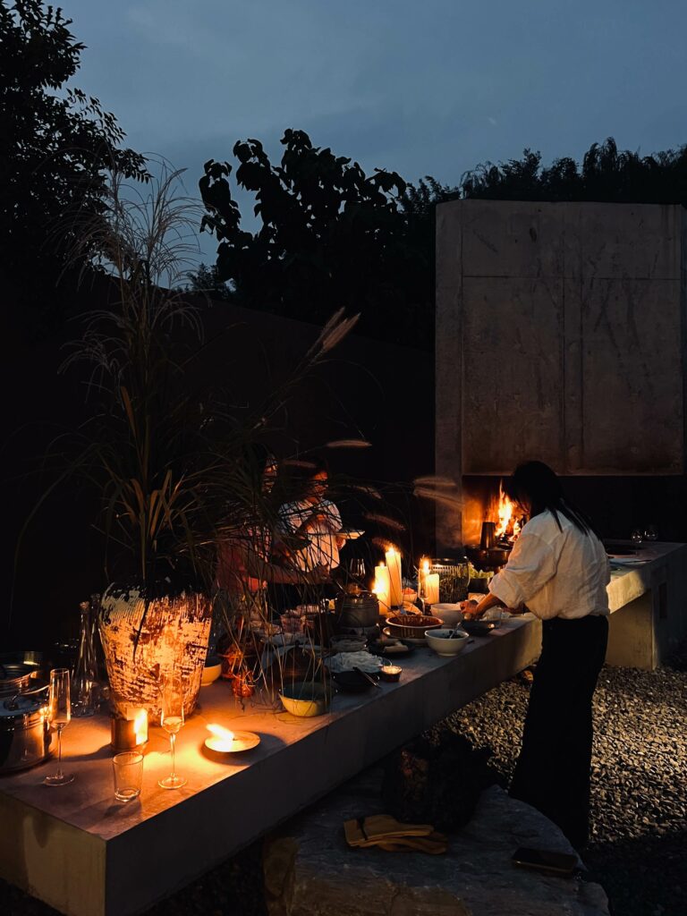 brut outdoor kitchen