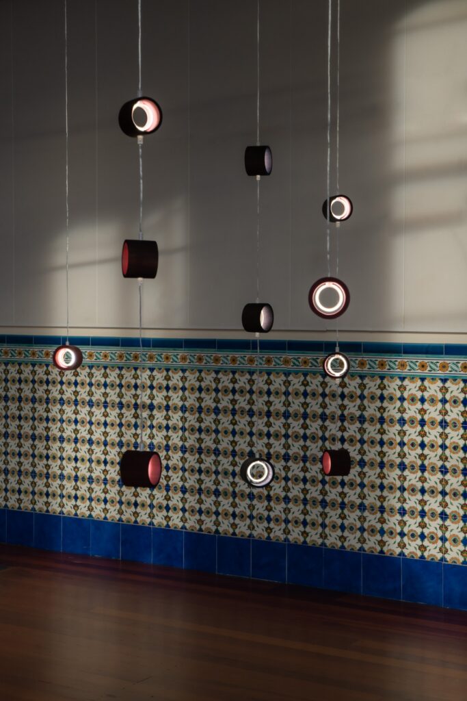 Virtue Rings, Winners in Designer / Custom Lighting / Hanging Lights & Lamps. Company: Serendipity Design. Lead Designer: Yueyun Song. Photo Credits: Yueyun Song & Brian Lucid