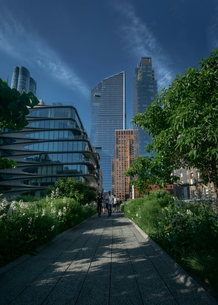 The High Line in New York City:
