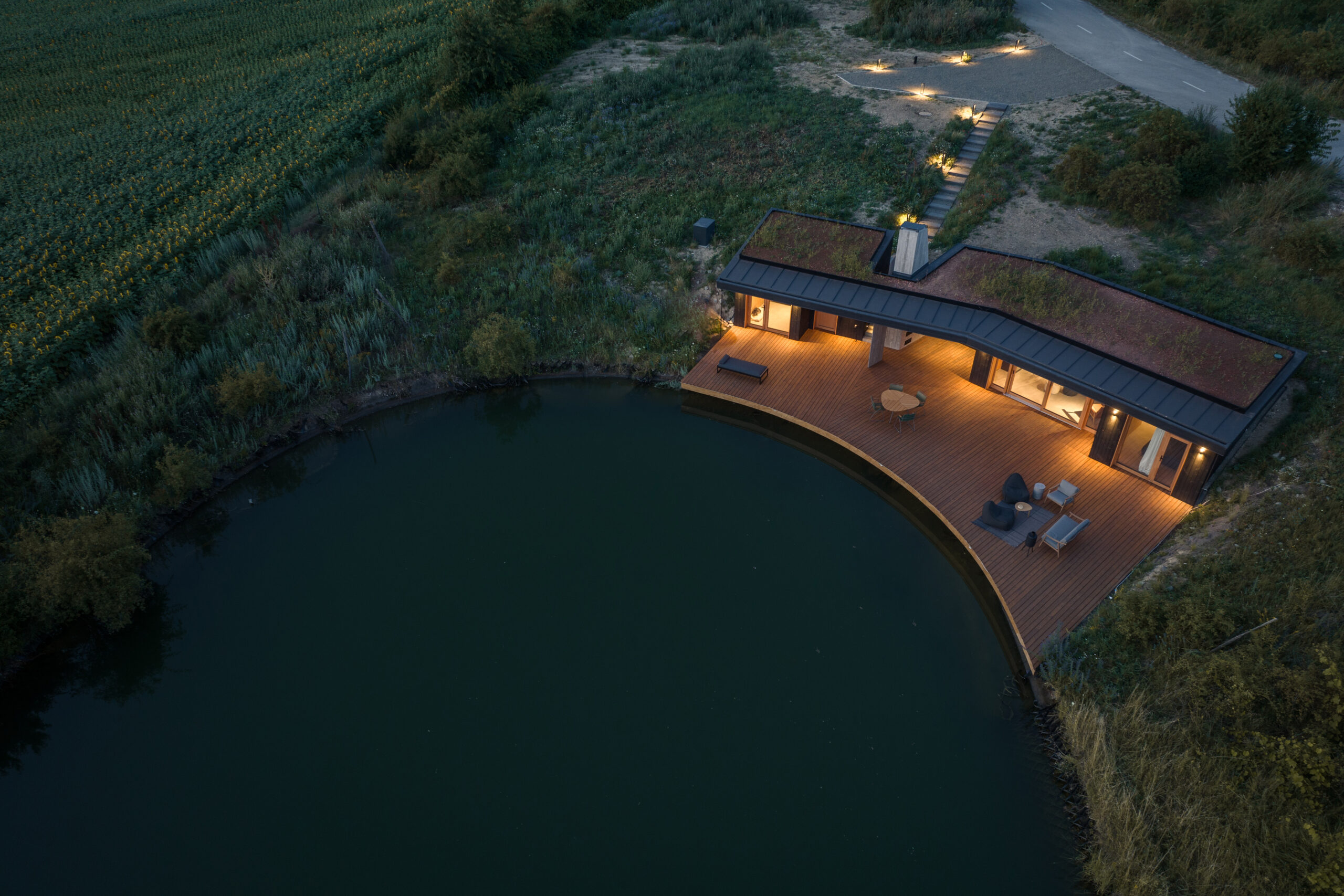 Hello Wood's Rural CLT House is a Safe Haven Hidden Away from the
