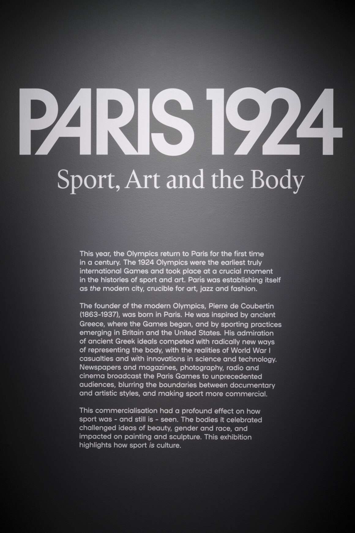 Revisiting the Paris Olympics of 1924 through Sport, Art, and the Body ...