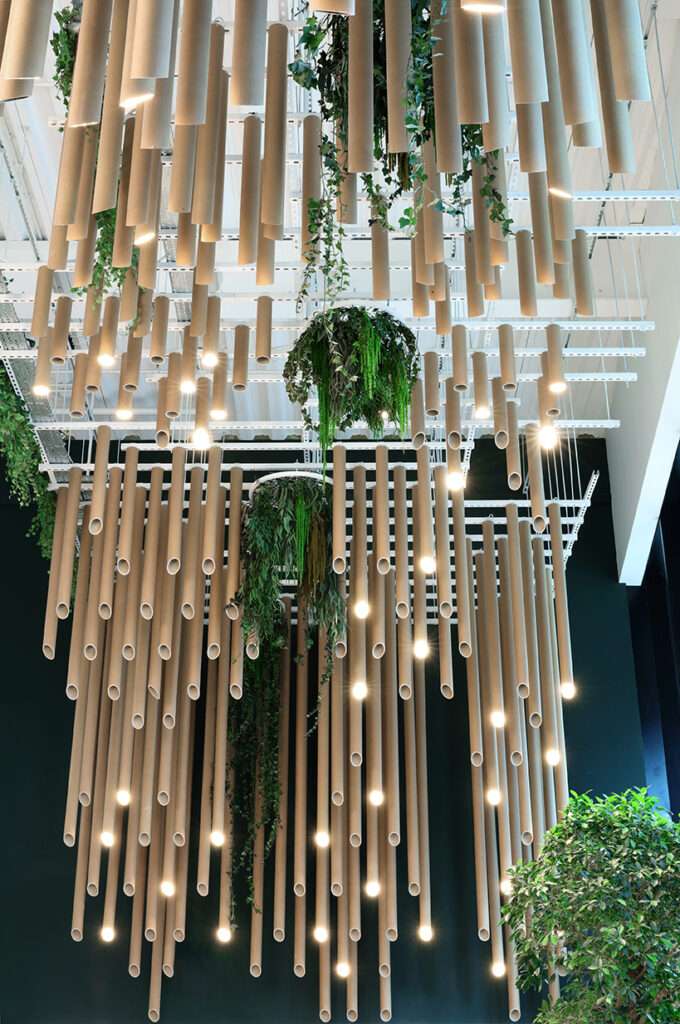 Sculptural light installation