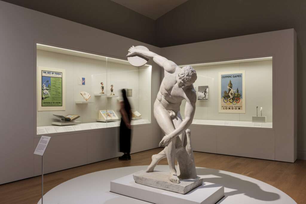 The magnificent classical figure of Discobolus ends the show