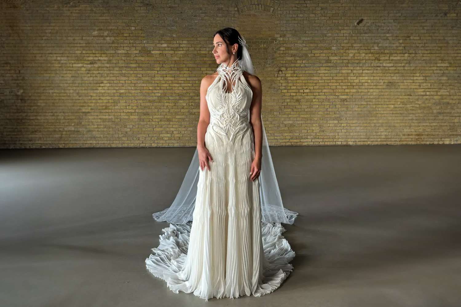 brazilian wedding dress designer Brazilian Lawyer Wears First 3D-Printed Wedding Gown by Iris van Herpen
